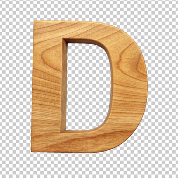 PSD alfabeto 3d lettera in legno d