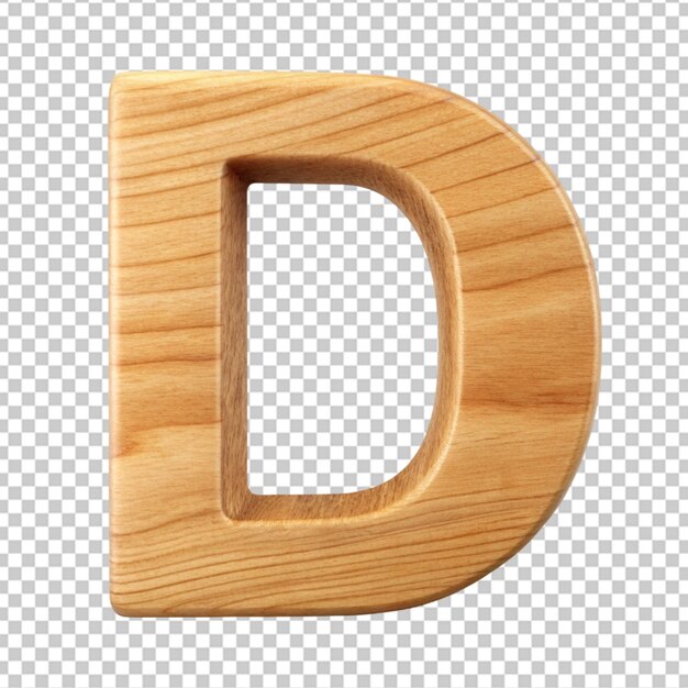 PSD alfabeto 3d lettera in legno d