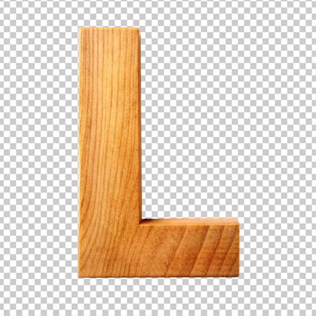 PSD alfabeto 3d lettera in legno l