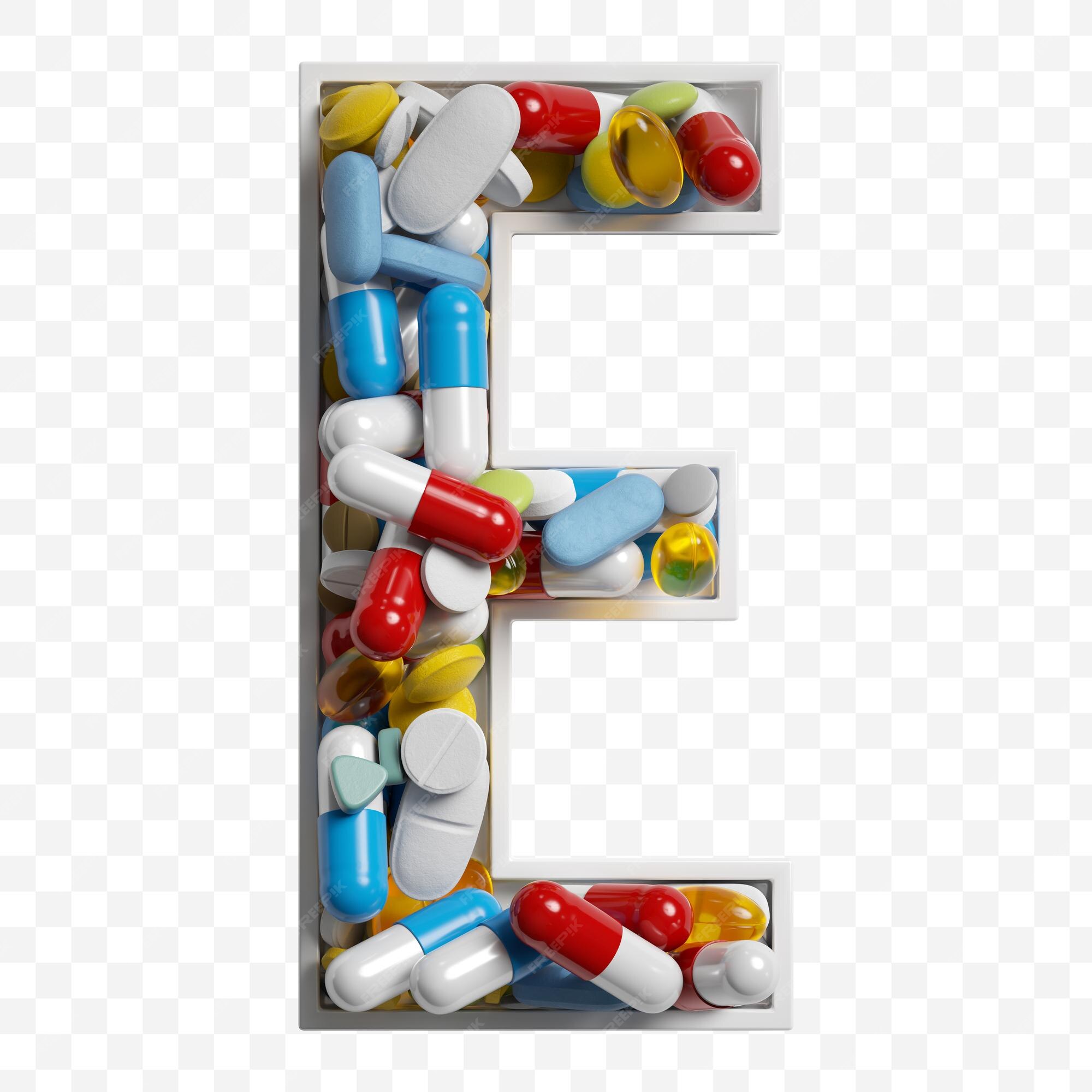 Number 1234567890 of alphabet made of tablets of medicines, supplements or  vitamins. Typeface from pills for drugstore Stock Photo - Alamy