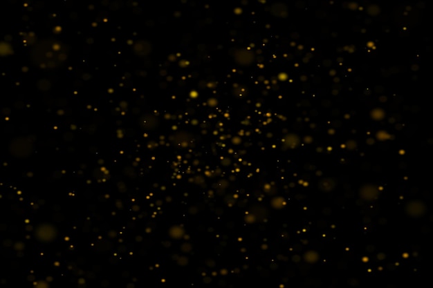Altın Tozu Bokeh Overlay’leri Işık bokeh arka planı Şeffaf arka plan bokeh’li ışık efekti