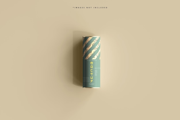 Aluminum Oil Can Mockup