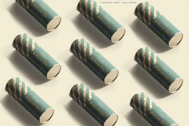 Aluminum Oil Can Mockup