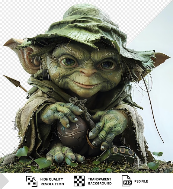 amazing 3d goblin cartoon scheming to steal enchanted artifacts from a wizards tower