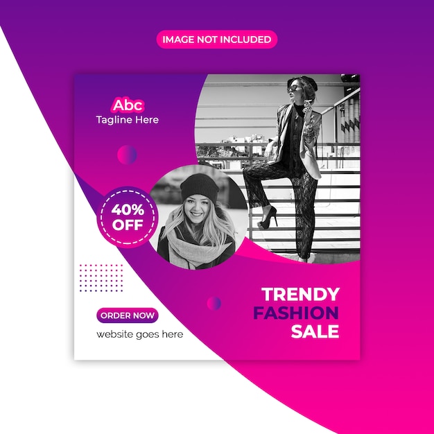 PSD amazing sale instagram banner