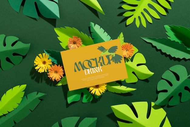 PSD amazonas brazilian drink mockup