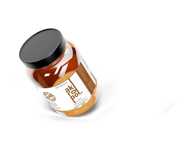 Amber Bottle Mock Up