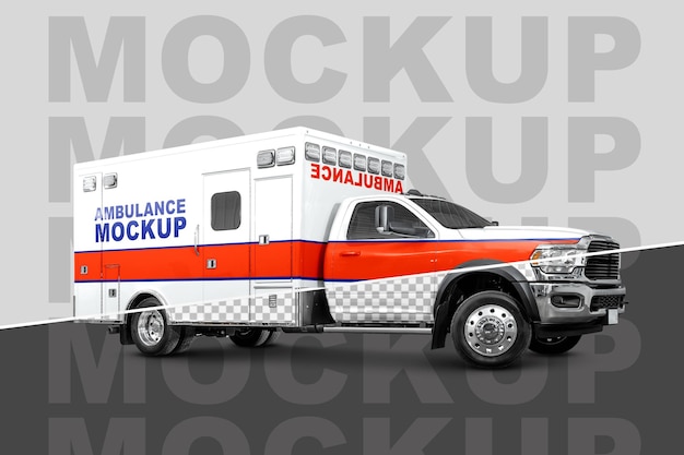 Mockup di ambulanza