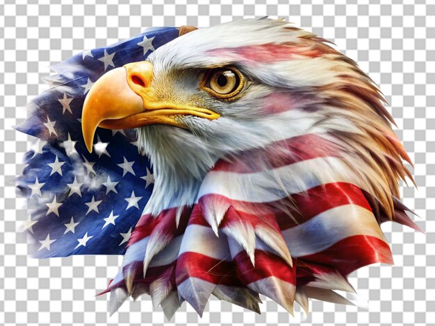 PSD american bald eagle png