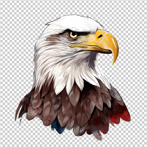 PSD アメリカン・ボールド・イーグル (png)