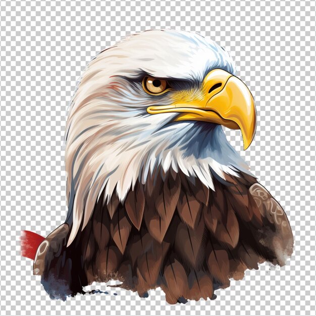 PSD american bald eagle png