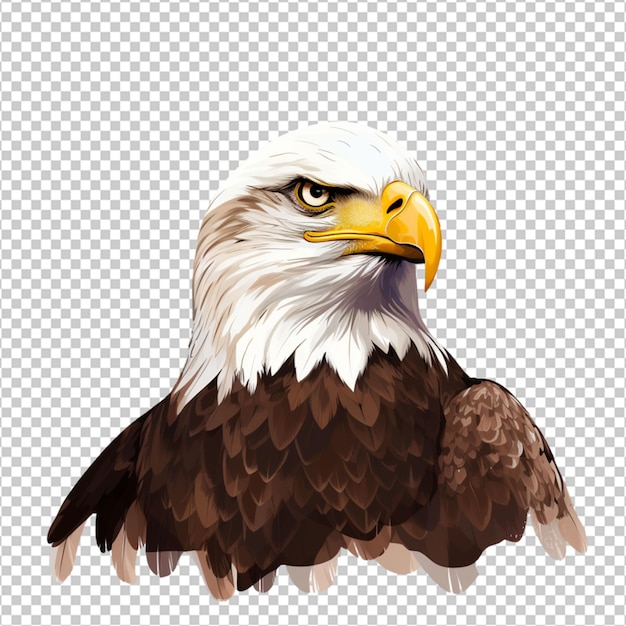 PSD アメリカン・ボールド・イーグル (png)