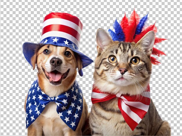 Американский щенок и кошка.