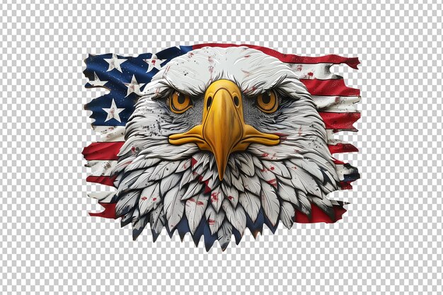 PSD american eagle freedom patriotic symbol