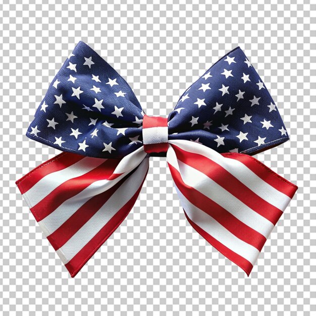 American flag bow transparent background