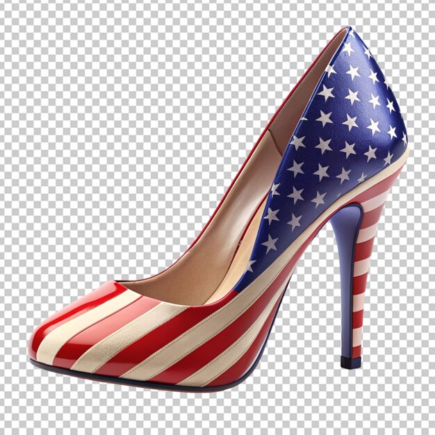 American flag heel