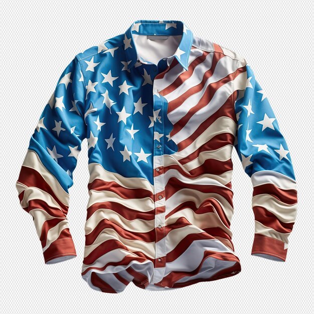 PSD maglia con bandiera americana