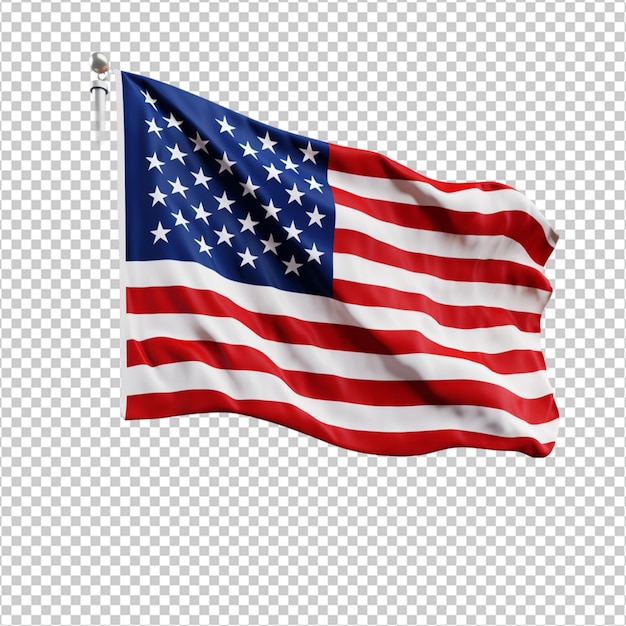 PSD bandiera americana o bandiera degli stati uniti png
