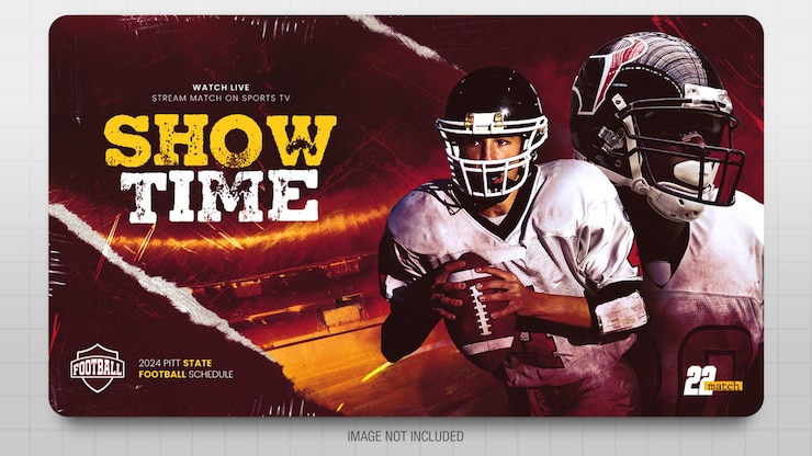 PSD american football thumbnail