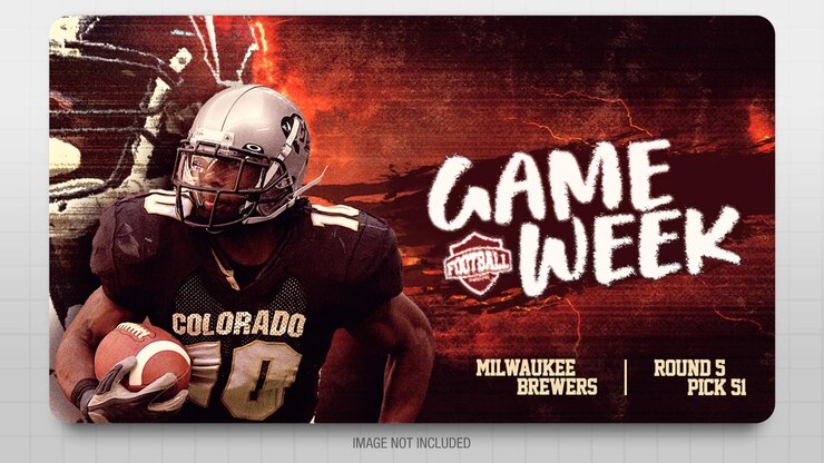 PSD american football thumbnail