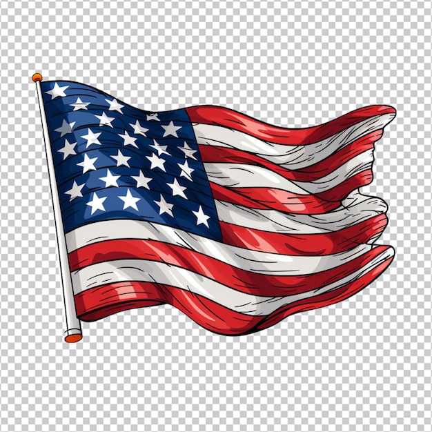 PSD amerikaanse vlag