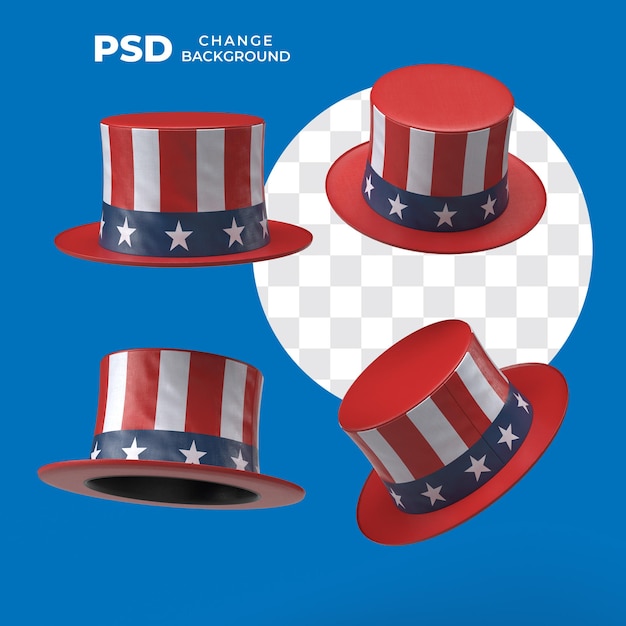 Amerykański Cylinder Psd Uncle Sam