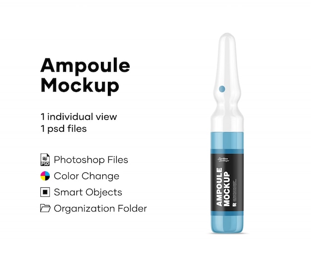 Ampoule mockup