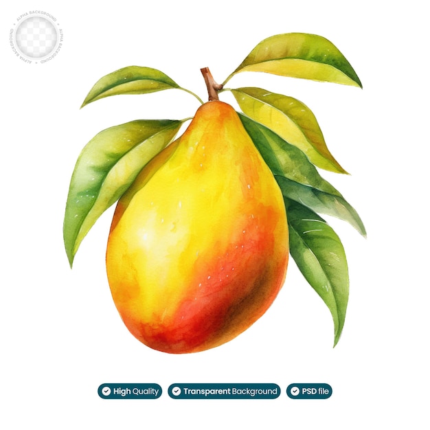 PSD Художественная ода манящему аромату и вкусовому блаженству свежего манго