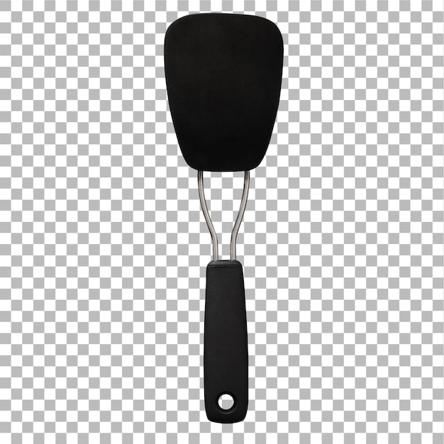 An unique concept of simple spatula isolated on plain background very suitable to use in mostly kitchen project