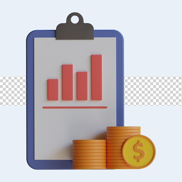 Analyse 3d illustratie