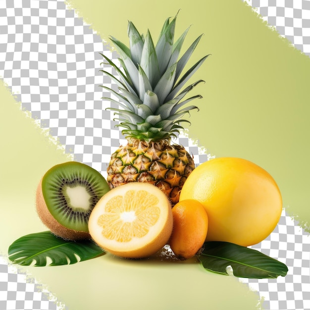 Ananas I Trochę Owoców Na Stole