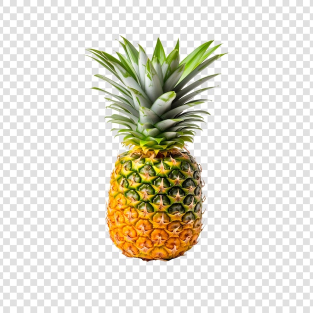 Ananas Odizolował Przezroczyste Tło