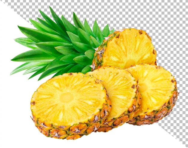 PSD ananas odizolowywający na białym tle