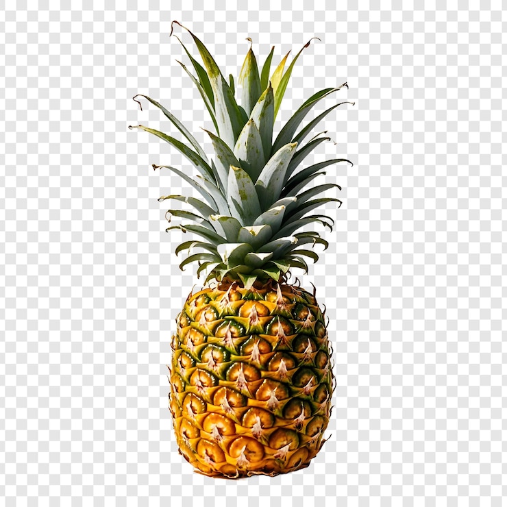 PSD ananas wyizolowany na przezroczystym tle