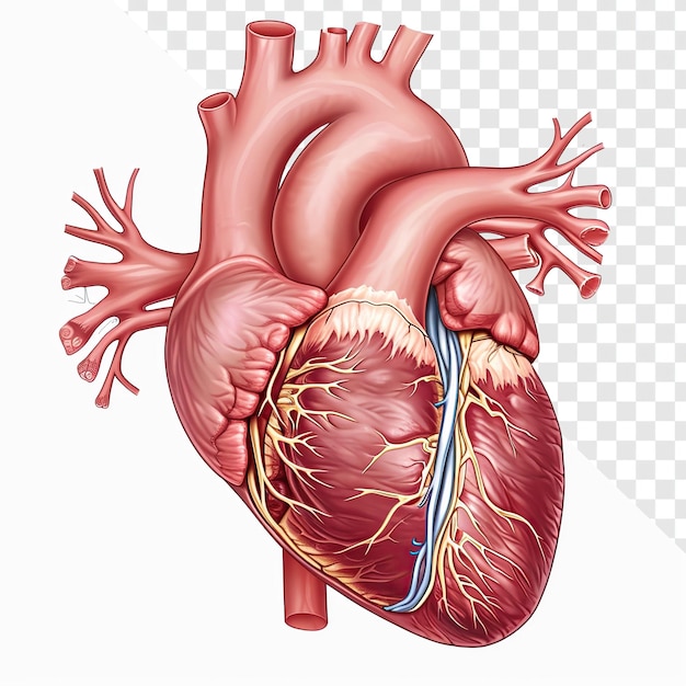 PSD anatomische pericarditis medisch diagram illustratie