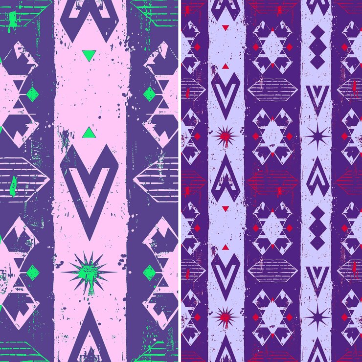 PSD ancient egyptian motifs etched in geometric shapes with weat creative abstract geometric vector