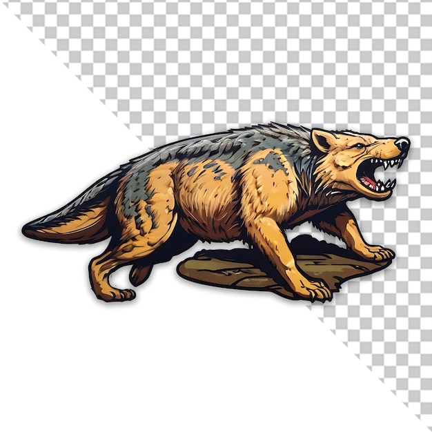 PSD andrewsarchus icon transparante achtergrond psd
