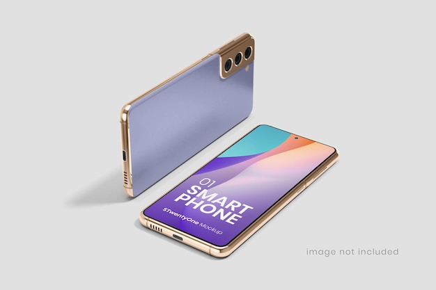 Android smartphone device mockup