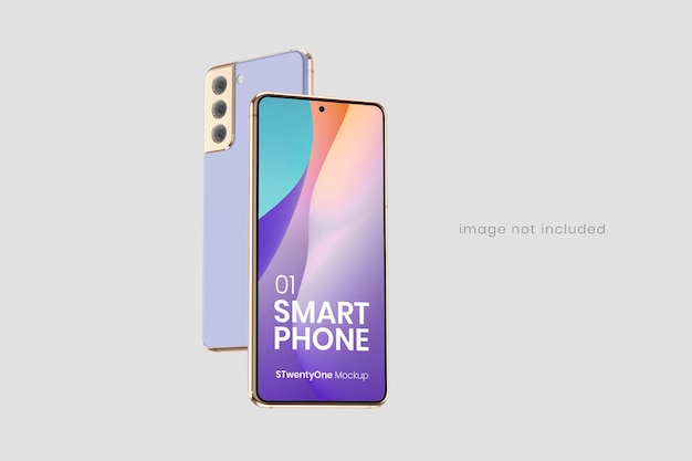 Android smartphone device mockup