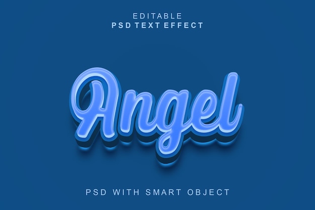 Angel text effect