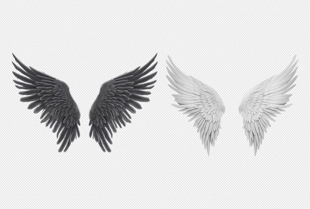 PSD angel wings png