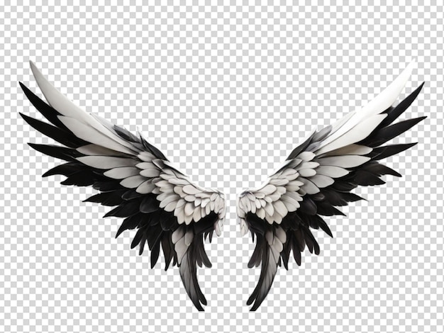 PSD angel wings silhouette