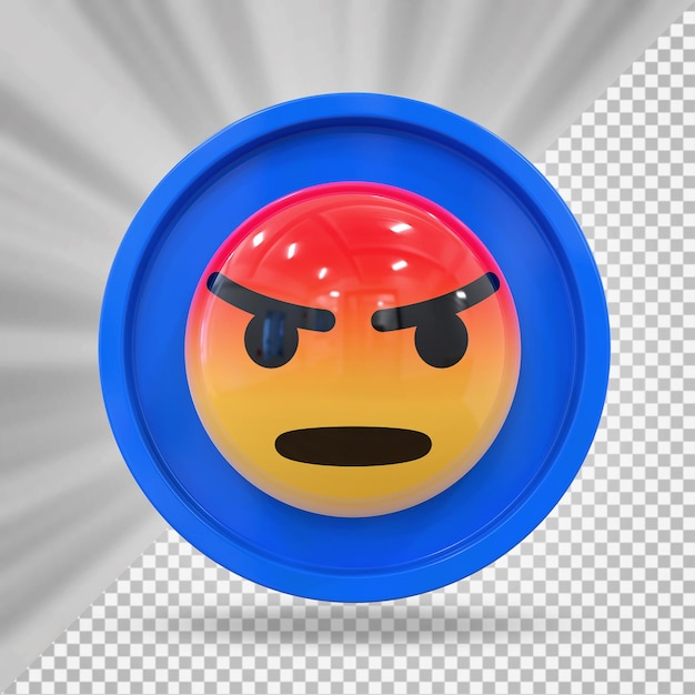 PSD angry emoji icon