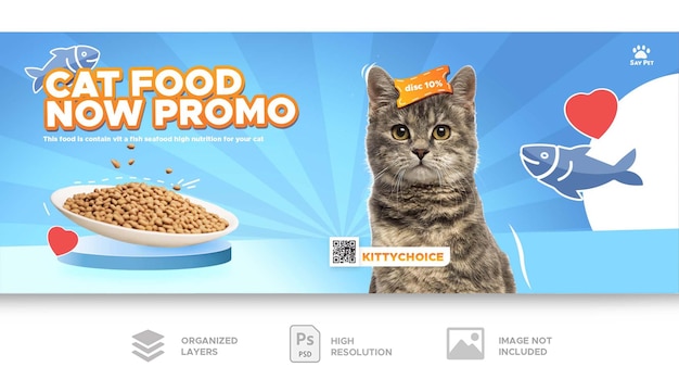 Animal food pet banner sale advertisement
