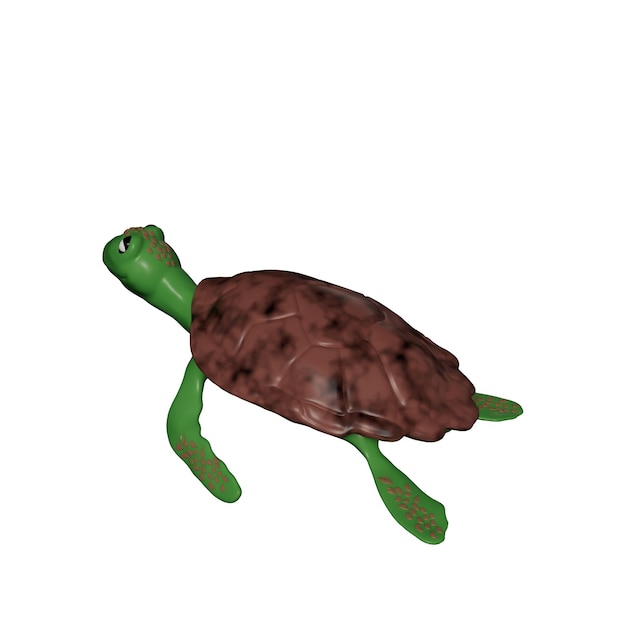 PSD animals amp ocean 3d illustration (illustrazione in 3d degli animali e dell'oceano)