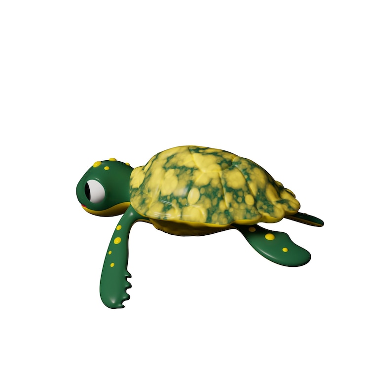 PSD animals amp ocean 3d illustration