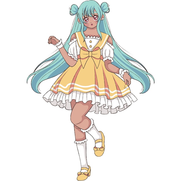 Anime character illustration