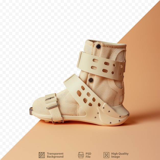 Ankle support on transparent background