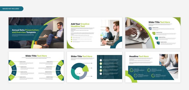 PSD annual data presentation and overview template design