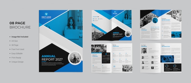 PSD annual report brochure template